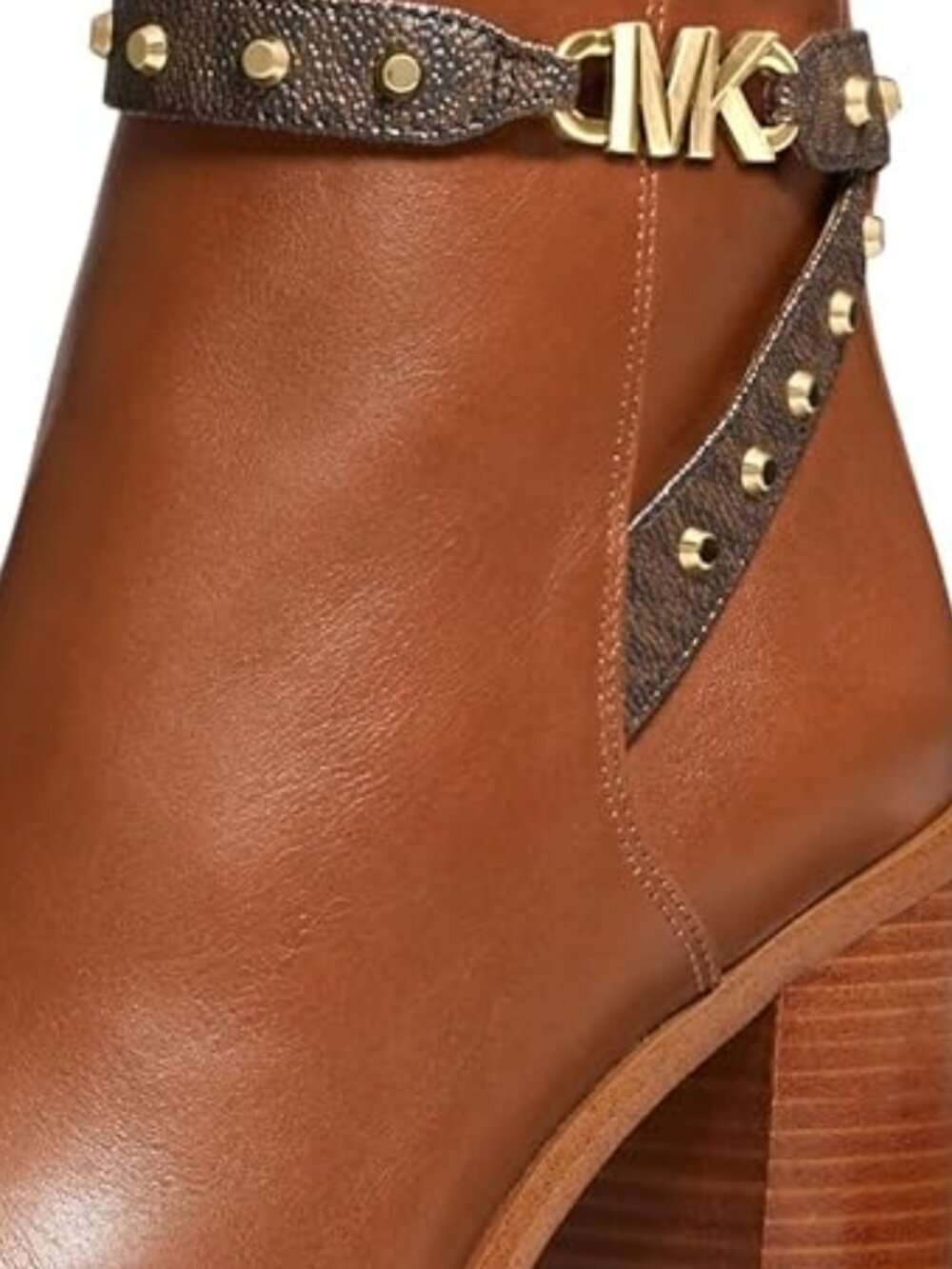 Michael Kors Women's Farrah Bootie LUGGAGE SIZE 9